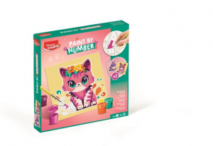 Maped Sz&aacute;mfestő k&eacute;szlet,,  "Paint by number", cica &eacute;s nyuszi (IMAC907083)