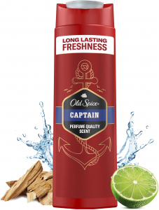 Old Spice Captain 3in1, 400 ml tusf&uuml;rdő - f&eacute;rfiak sz&aacute;m&aacute;ra