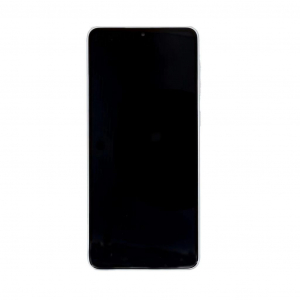 Samsung LCD kijelző + &eacute;rintő egys&eacute;g + el&uuml;lső tok  A336B Galaxy A33 5G Awesome k&eacute;sz&uuml;l&eacute;khez feh&eacute;r (Service Pack)