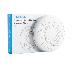 Meross füst- és szén-monoxid-érzékelő (fotoelektromos, elektrokémiai, LED jelző) FEHÉR (CS11-EU)
