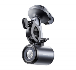 Baseus PRIMETRIP ker&eacute;kp&aacute;ros telefontart&oacute; (m&aacute;gneses, korm&aacute;nyra r&ouml;gz&iacute;thető, 4.7-6.7" m&eacute;ret, 4000mAh, zsebl&aacute;mpa) FEKETE (C12569000121-00)