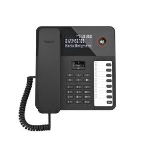 Gigaset Telefon DESK 600 telefon, fekete (S30350-H224-S201)