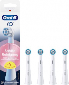 Oral-B iO Sanfte Reinigung fogkefe p&oacute;tfej 4db feh&eacute;r (8700216194877)