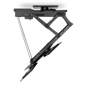 Nedis motoros mennyezeti / plafon TV / monitor &aacute;llv&aacute;ny/tart&oacute; konzol, 23-65", d&ouml;nthető, forgathat&oacute;, WIFI, 30kg (TVCM5850BK)