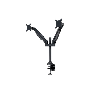 Multibrackets 2 karos asztali konzol, M VESA Gas Lift Arm Dual Black HD (15-32", max.VESA: 100x100 mm, 21 kg) (7350073732593)