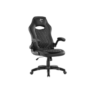 White Shark NYX-B NYX gamer sz&eacute;k, fekete, puha nyak, fej &eacute;s h&aacute;t p&aacute;rn&aacute;k, l&eacute;legz&oacute; fel&uuml;let, 120 kg - ig (WS NYX-B)