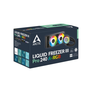 Arctic COOLING CPU hűtő Liquid Freezer III Pro 240 A-RGB (v&iacute;zhűt&eacute;s), Univerz&aacute;lis, Fekete (ACFRE00182A)