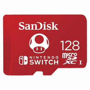 Sandisk 183552, microSDXC K&Aacute;RTYA NINTENDO SWITCH 128GB, 100MB/s, U3, C10, A1, UHS-1 (00183552)