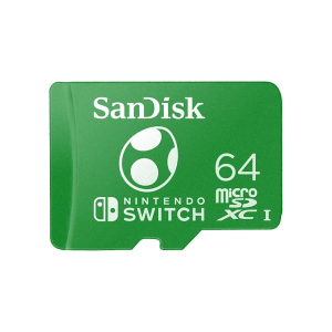64GB microSDXC Sandisk Nintendo Switch Yoshi Edition (SDSQXAO-064G-GN6ZN / 220029)