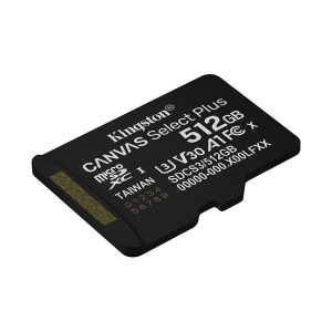 Kingston Mem&oacute;riak&aacute;rtya MicroSDXC 512GB Canvas Select Plus Gen3 150R A1 Adaprer n&eacute;lk&uuml;l (SDCS3/512GBSP)