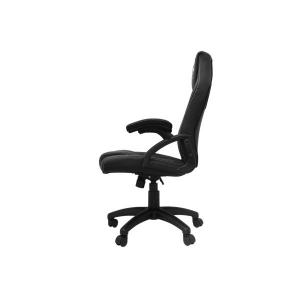 White Shark ZOLDER fekete gamer sz&eacute;k , puha nyak, fej &eacute;s h&aacute;t p&aacute;rn&aacute;k, l&eacute;legző fel&uuml;let, 3 &eacute;v garancia, 120 kg - ig (WS ZOLDER)