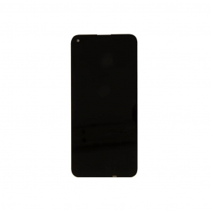 Utángyártott Huawei P40 Lite E készülékhez LCD kijelző + érintő egység fekete
