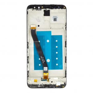 Ut&aacute;ngy&aacute;rtott LCD kijelző + &eacute;rintő egys&eacute;g + el&uuml;lső burkolat Huawei Mate 10 Lite k&eacute;sz&uuml;l&eacute;khez fekete (No Logo)