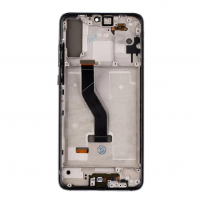 Utángyártott LCD kijelző + érintő egység + elülső burkolat Huawei P20 Pro készülékhez fekete OLED