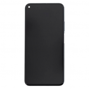 Utángyártott LCD kijelző + érintőpanel + előlap Honor 20 készülékhez fekete