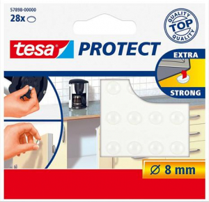 Tesa Zaj- &eacute;s cs&uacute;sz&aacute;sg&aacute;tl&oacute; korong, 8 mm,  "Protect", &aacute;tl&aacute;tsz&oacute; (TE57898)
