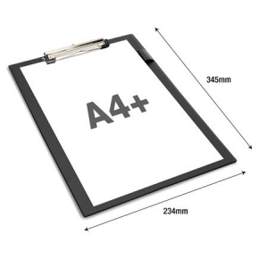 RAPESCO Fel&iacute;r&oacute;t&aacute;bla, PVC, A4+, , 10 db, fekete (IR1745)