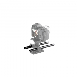 SmallRig 2pcs 15mm Black Aluminum Alloy Rod(M12-20cm) 8inch (1051)