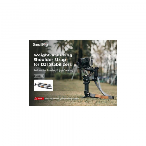 SmallRig SLING HANDLE WITH WEIGHT-REDUCING SHOULDER STRAP KIT FOR DJI RS 2, 3, 3PRO, 4, 4PRO (4383B)