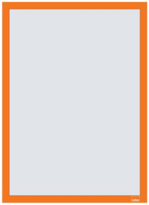 NOBO Posztert&aacute;bla, fali, A3 m&eacute;ret, műanyag keret, 2 db, , narancs (VN5698)