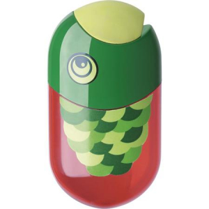 Faber-Castell Hegyező &eacute;s rad&iacute;r, k&eacute;tlyuk&uacute;, tart&aacute;lyos, , hal minta (TFC183525)