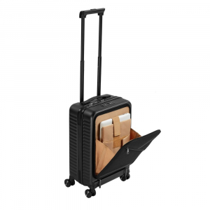 RivaCase 8180 ECO Hardshell carry-on hand kabin bőr&ouml;nd 20" fekete (4260709015224)