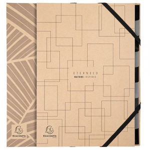 Exacompta Eterneco Előrendező A/4 9 r&eacute;szes gumis vegyes mint&aacute;k (56747E)