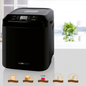 Clatronic BBA 3774 Keny&eacute;rs&uuml;tőg&eacute;p Időz&iacute;tő funkci&oacute; 3 l Fekete (263966)