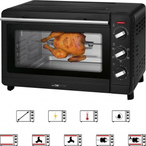 Clatronic MBG 3728 Mini s&uuml;tő Forr&oacute;levegő funkci&oacute; 30 l (263901)