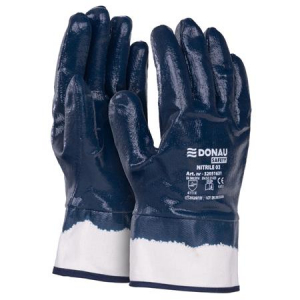 DONAU Szerelőkesztyű, nitril,  "Safety 03", 11/XXL m&eacute;ret, s&ouml;t&eacute;tk&eacute;k (D3205163111)