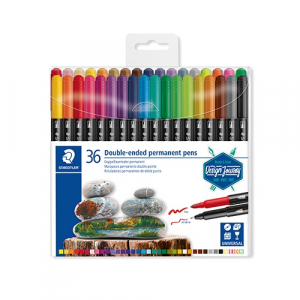 STAEDTLER Műv&eacute;szeti marker  Design Journey permanent 36 db-os bliszteres (3187 TB36)