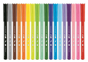 Maped Filctoll k&eacute;szlet, 2 mm, kimoshat&oacute;,  "Color`Peps Ocean", 18 k&uuml;l&ouml;nb&ouml;ző sz&iacute;n (IMA845721)