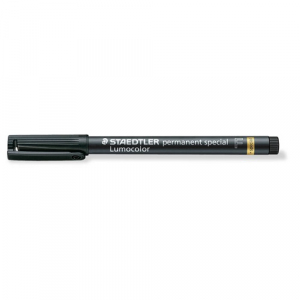 STAEDTLER Marker  Lumocolor permanent F fekete speci&aacute;lis (319 F-9)