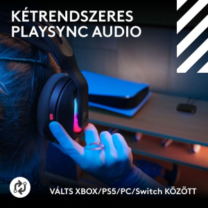 Logitech A20 X vezeték nélküli Gaming headset fekete (939-002247)