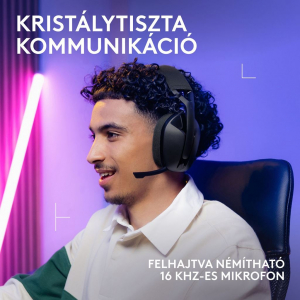 Logitech G321 LIGHTSPEED vezet&eacute;k n&eacute;lk&uuml;li Gaming headset fekete (981-001563)