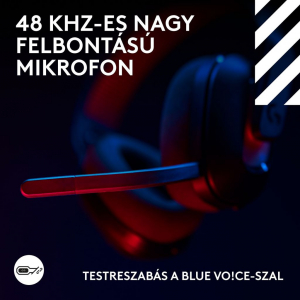 Logitech A20 X vezeték nélküli Gaming headset fekete (939-002247)