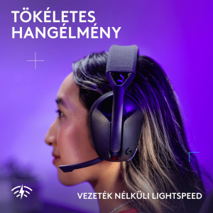 Logitech G321 LIGHTSPEED vezet&eacute;k n&eacute;lk&uuml;li Gaming headset fekete (981-001563)