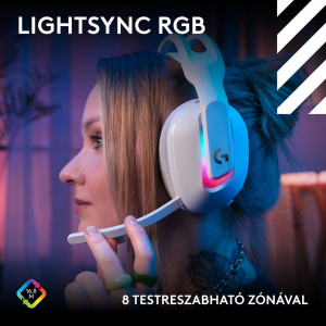 Logitech A20 X vezeték nélküli Gaming headset fehér (939-002253)