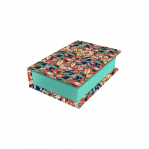 Clairefontaine Aj&aacute;nd&eacute;kdoboz  Frida Kahlo 9,5x6,5x3 cm, m&aacute;gneses z&aacute;r&oacute;d&aacute;s, vegyes (116232C)