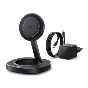 Baseus EnerFill FF11 vezet&eacute;k n&eacute;lk&uuml;li t&ouml;ltő 15W + 20W h&aacute;l&oacute;zati gyorst&ouml;ltő + USB Type-C 1m k&aacute;bel fekete (P10282103123-00)