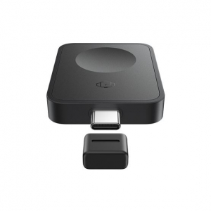 Baseus MagPro Magnetic vezet&eacute;k n&eacute;lk&uuml;li Apple Watch t&ouml;ltő 2,5W fekete (P10264106123-00)