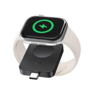 Baseus MagPro Magnetic vezet&eacute;k n&eacute;lk&uuml;li Apple Watch t&ouml;ltő 2,5W fekete (P10264106123-00)