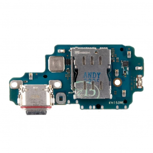 Ut&aacute;ngy&aacute;rtott Samsung S908B Galaxy S22 Ultra k&eacute;sz&uuml;l&eacute;khez alaplap t&ouml;ltő csatlakoz&oacute;val