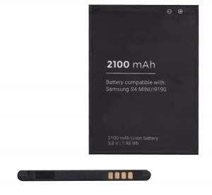 Akku 2100mAh LI-ION (EB-B500BEBEC kompatibilis) Samsung Galaxy S4 mini DUAL (GT-I9192) / Galaxy S4 mini (GT-I9195) / Galaxy S4 mini (GT-I9190) "Gigapa