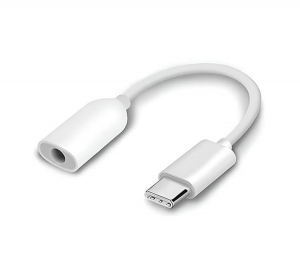 Xiaomi audi&oacute; adapter k&aacute;bel (3.5mm jack aljzat - Type-C) FEH&Eacute;R "Gigapack csomagol&aacute;s" (45010000031P)