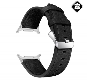 P&oacute;tsz&iacute;j (egyedi m&eacute;ret, val&oacute;di bőr) FEKETE SamsungGalaxy Watch 8 eSIM 44mm (SM-L335) / Galaxy Watch 8 eSIM 40mm (SM-L325) "Gigapack csomagol&aacute;s" (GP-173