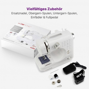 Clatronic K&eacute;zi varr&oacute;g&eacute;p NM 3795 Feh&eacute;r, Ez&uuml;st (263990)