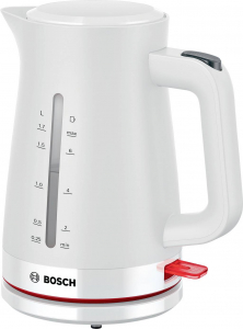 Bosch Wasserkocher 1,7L MyMoment, wei&szlig; V&iacute;zforral&oacute; Feh&eacute;r (TWK3M121)