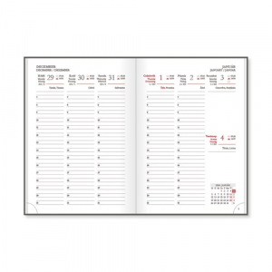 PD Calendar Hat&aacute;ridőnapl&oacute; Period Lam&eacute; B/6 heti k&ouml;rbev. Lam&eacute; bronz 2026