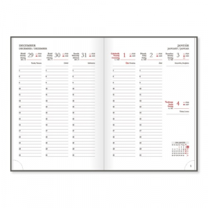 PD Calendar Hat&aacute;ridőnapl&oacute; Period Chamois B/5 heti k&ouml;rbev. bord&oacute; 2026